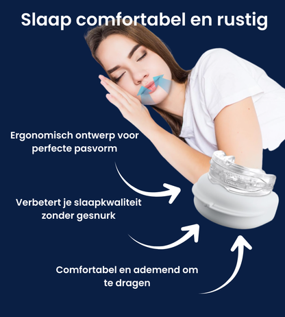 Solvera SnoreFree™ - Voorkomt snurken vanaf de eerste nacht voor jou én je partner