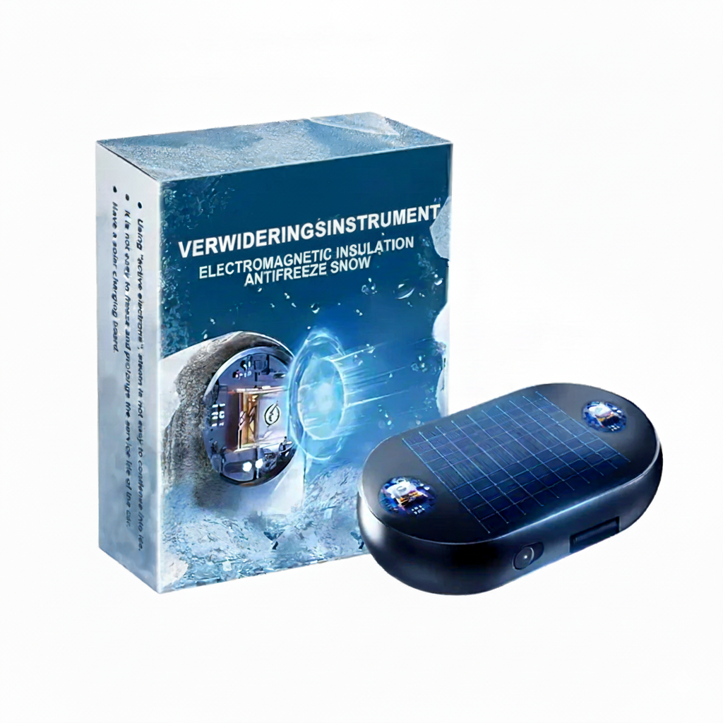 FrostGuard™ - Het compacte apparaat dat je voorruit in seconden ijsvrij maakt